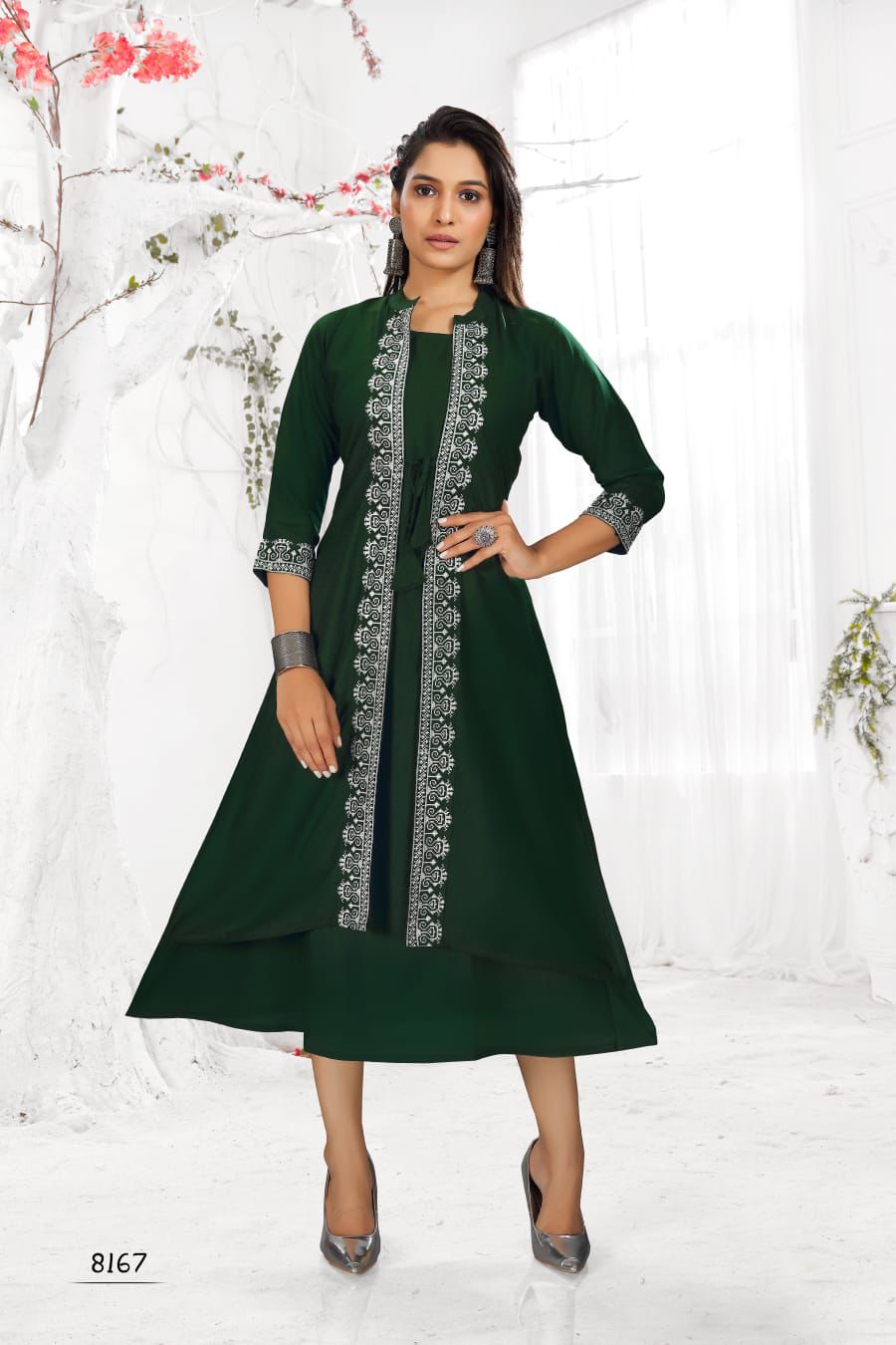 New Panghat 1 Party Wear Rayon Fancy Designer Kurti Collection